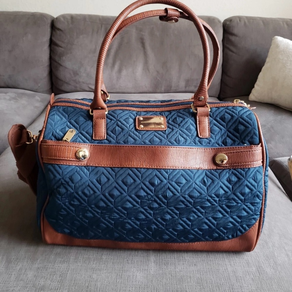 Adrienne Vittadini Weekender Duffel Tote